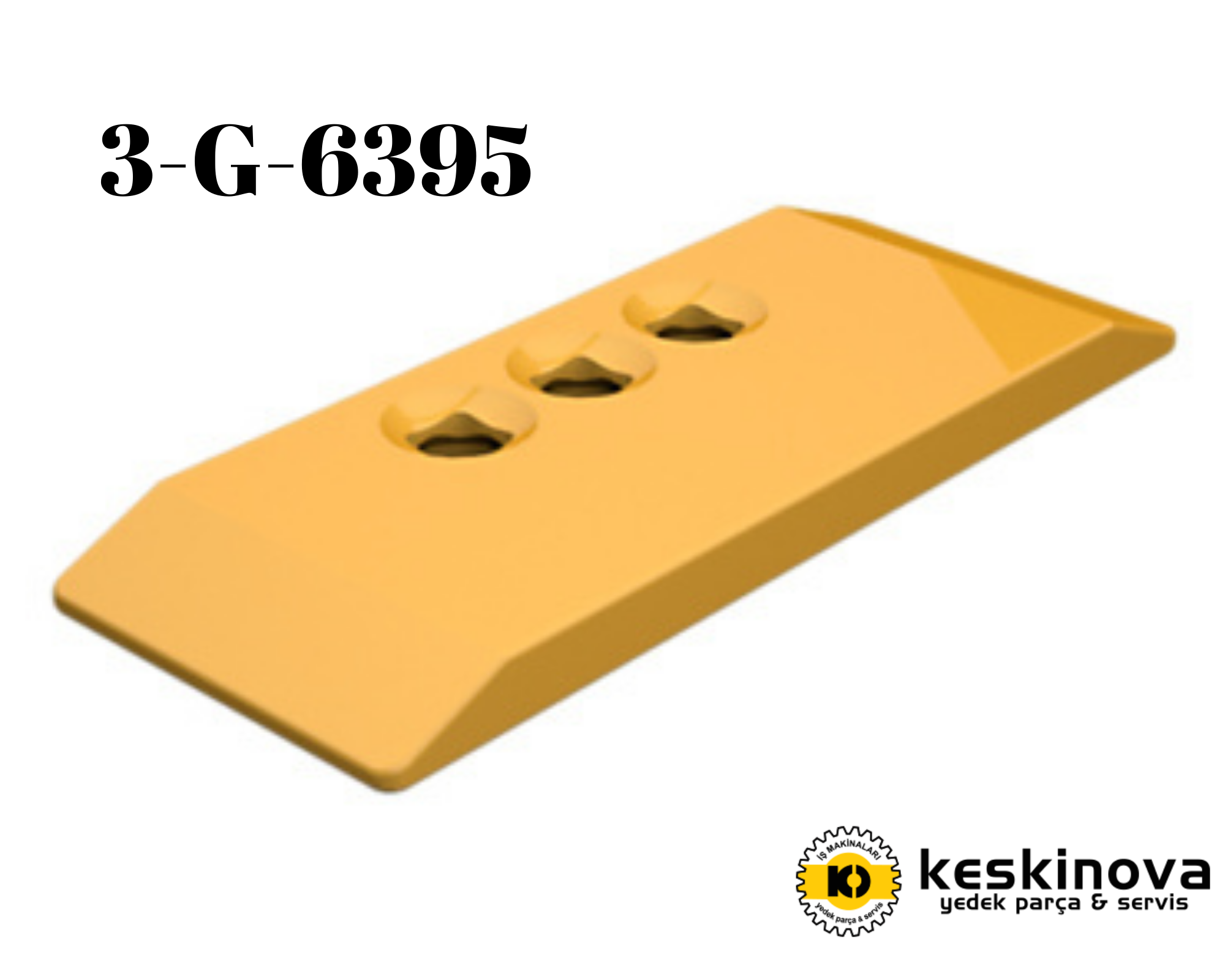 CATERPILLAR OEM CAT 966 D E F 970 F MODEL CİVATALI ARA BIÇAK(ORTA) 3G6395